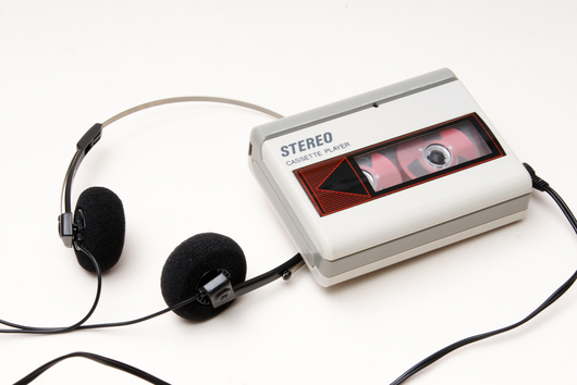 Walkman mit Kopfhörern